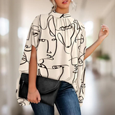 Abe - Abstract Blouse for Women